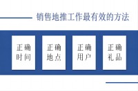 销售地推工作最有效的方法有哪些