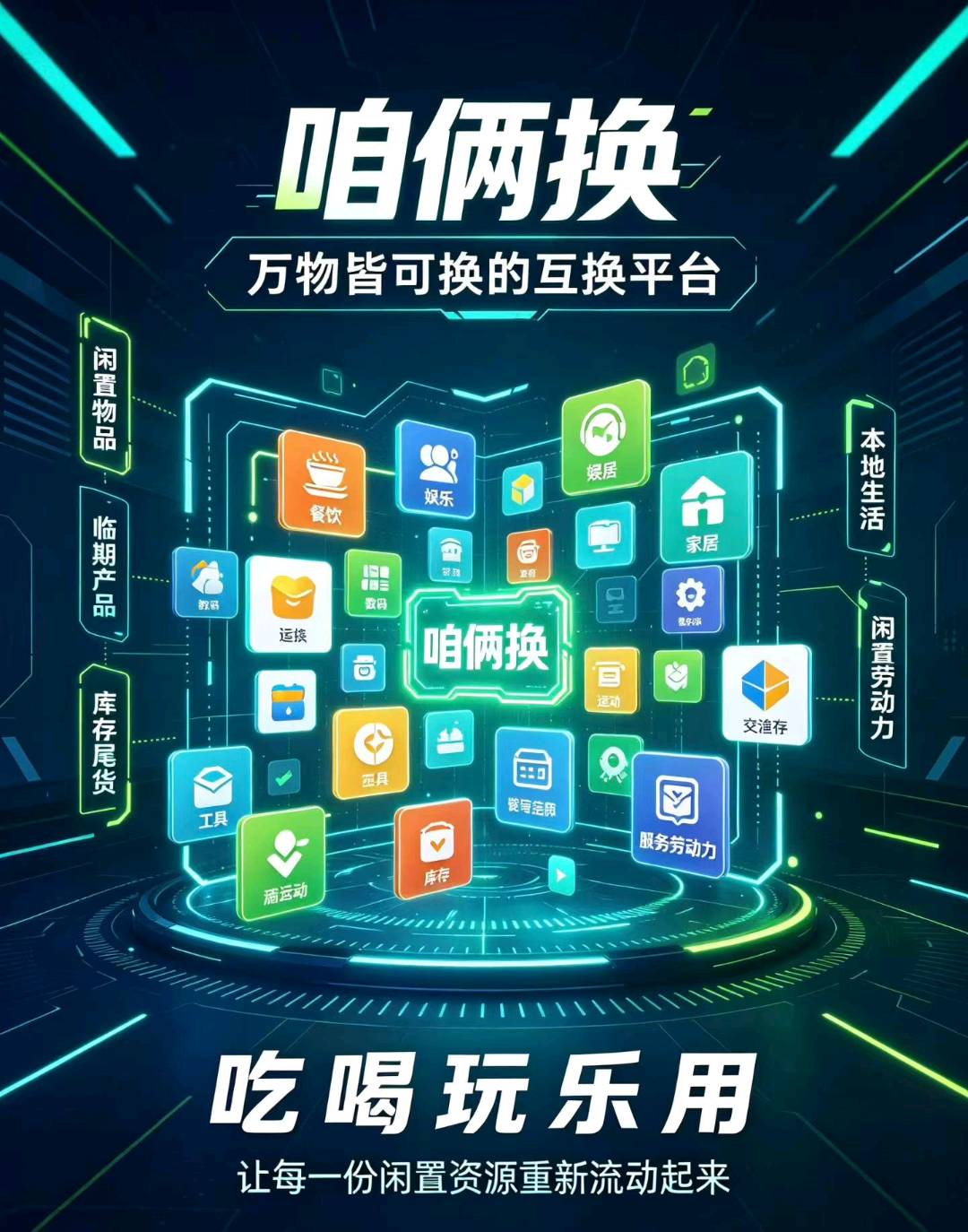 谯先生其他供需闲置资源互换平台免费授权,诚邀全国合伙人