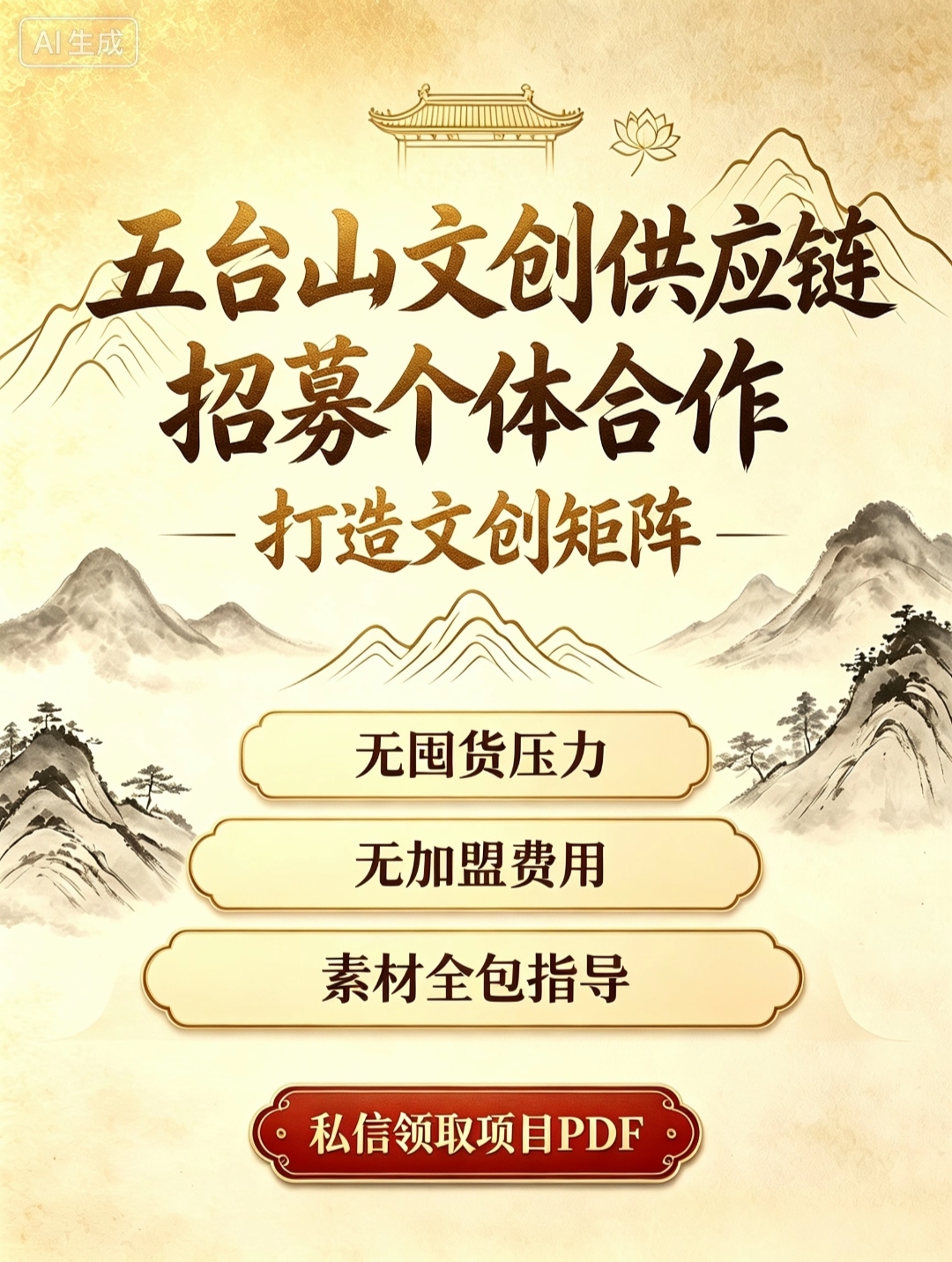 张先生找合伙人五台山文创电商项目,招募持有执照合伙人全套开店运营扶持一件代发