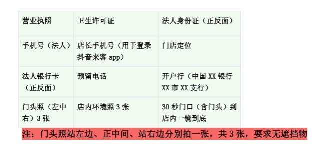姚女士地推项目入驻抖音本地生活团购