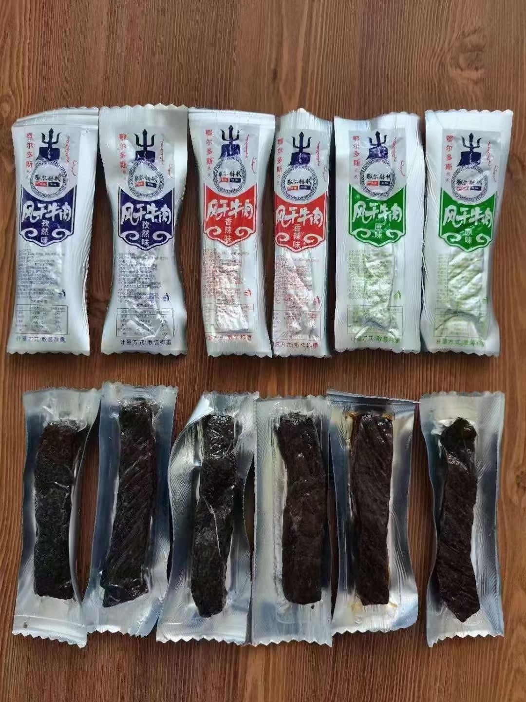 金桥鄂尔多斯 鄂尔赫牧风干牛肉干