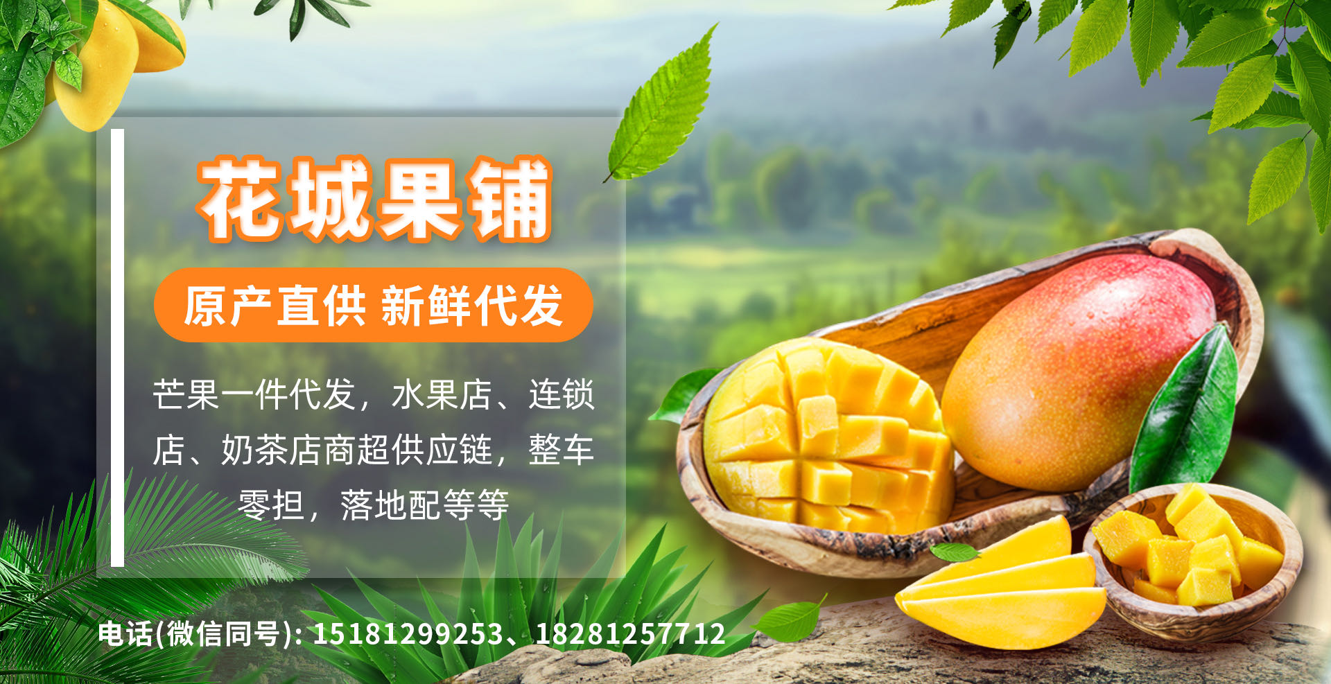 邓女士品牌货源微信小程序“花城果铺供应链”寻求地推人员