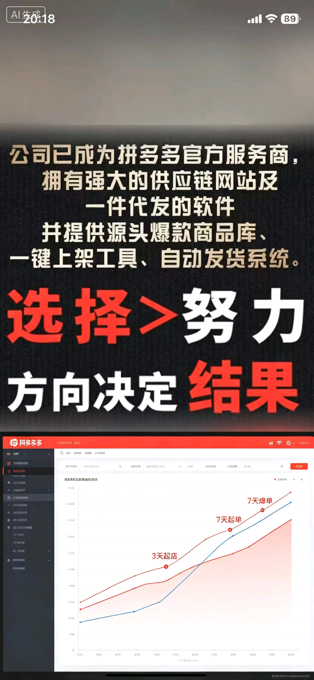李先生找合伙人寻找电商合伙人合作，提供拼多多店铺运营支持，利润共享，零成本创业。