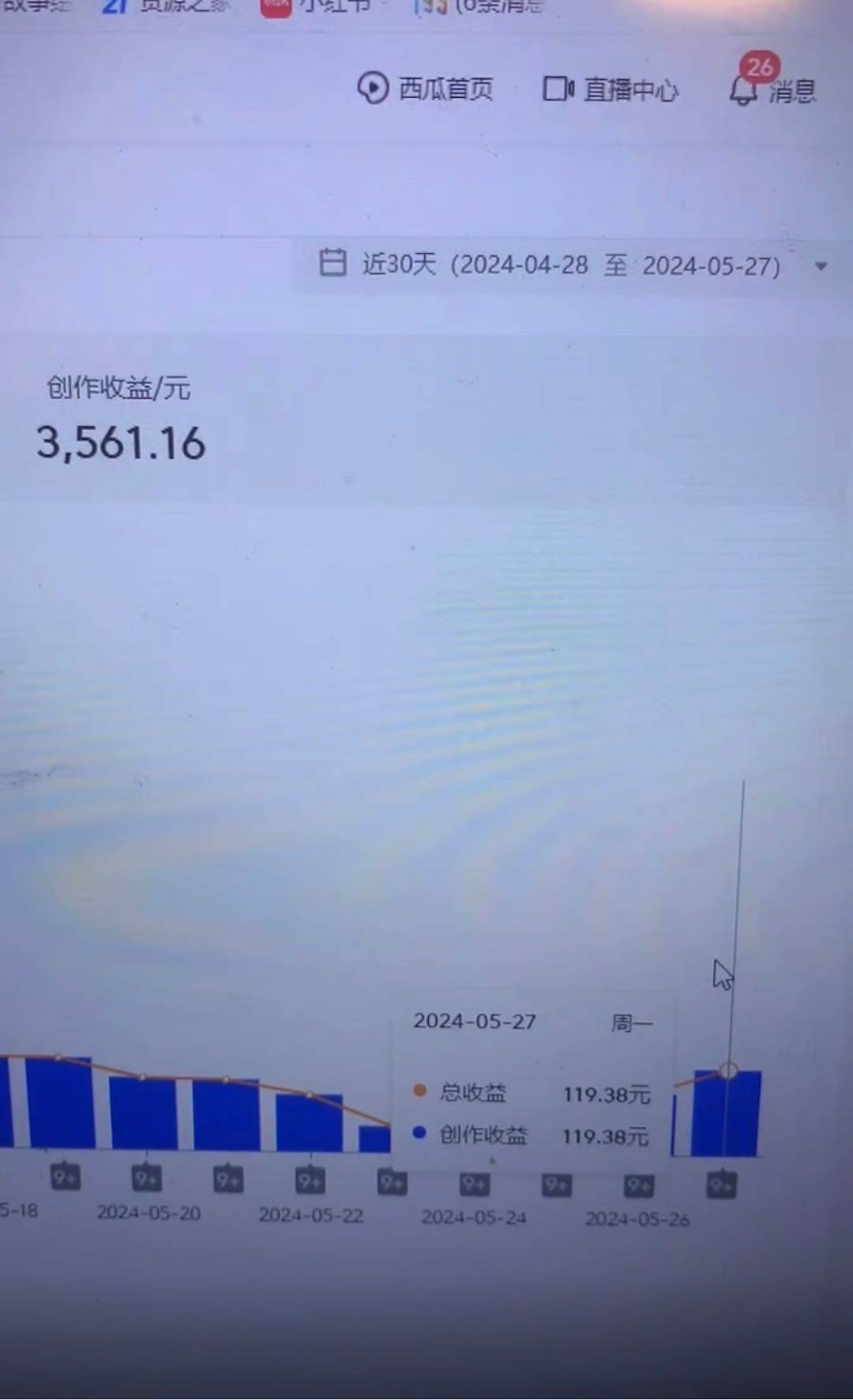 张先生其他供需西瓜中视频视频变现项目，长期收益稳定绿色0门槛，当天见收益随时可以提现