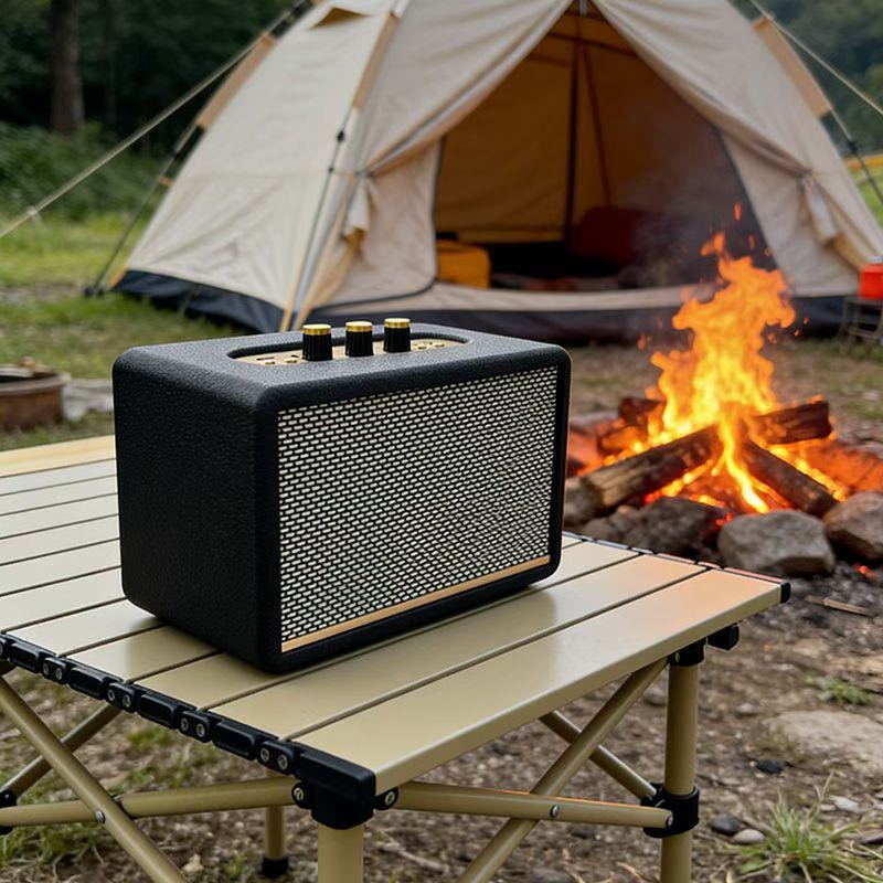 孟先生资源详情 外贸爆品 源头工厂木质桌面蓝牙音箱，手提音箱，高端木质音箱