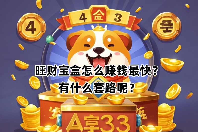 旺财宝盒怎么赚钱最快？有什么套路呢？