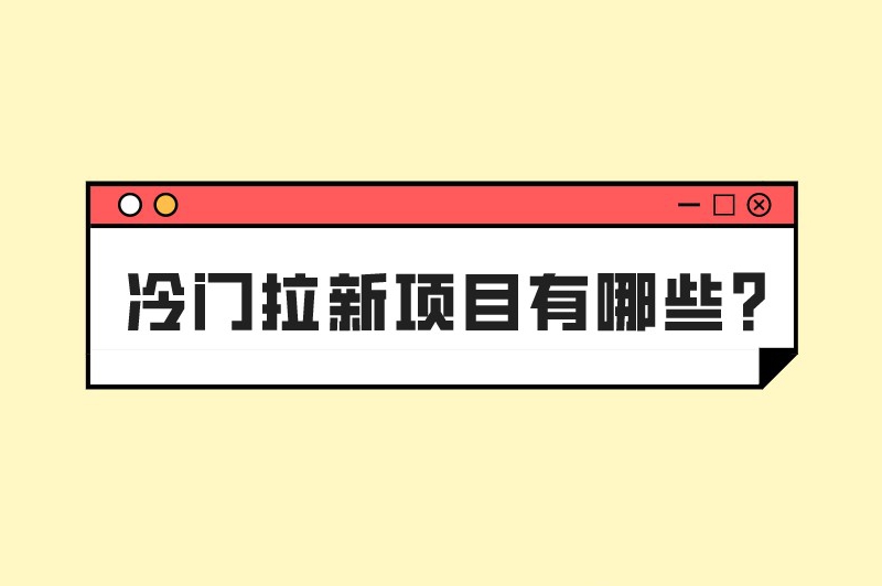 2024冷门拉新项目有哪些？4个拉新推广项目看似冷门实则赚钱