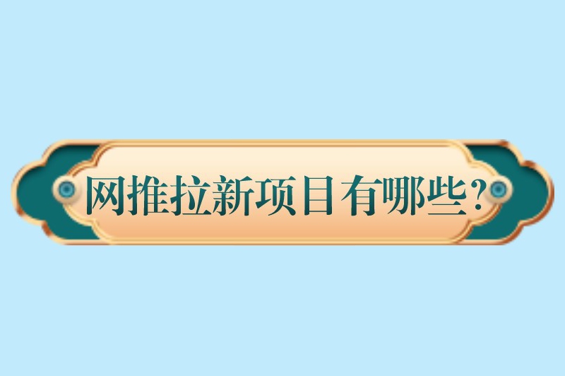 网推拉新项目有哪些？推广员不可错过的8个拉新项目