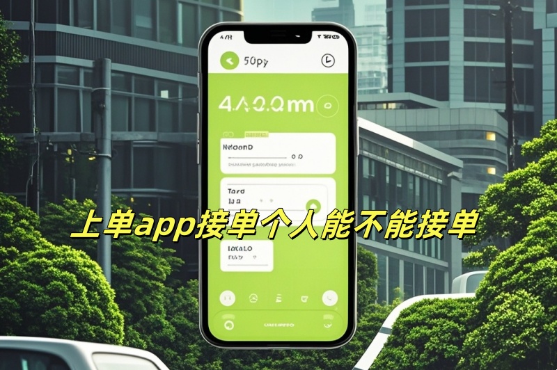 上单app接单个人能不能接单？