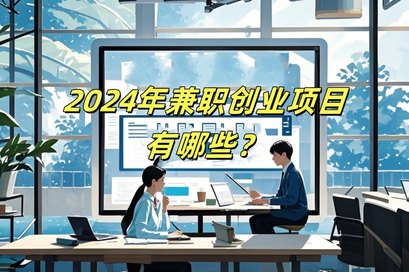 2024年兼职创业项目有哪些？