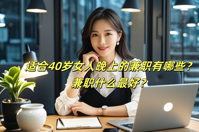 适合40岁女人晚上的兼职有哪些？兼职什么最好？