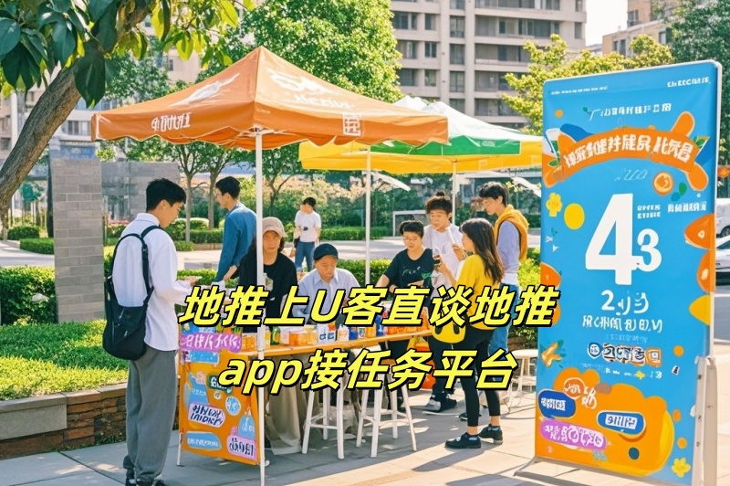 地推上U客直谈地推app接任务平台