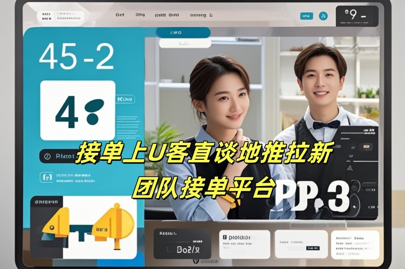 接单上U客直谈地推拉新团队接单平台