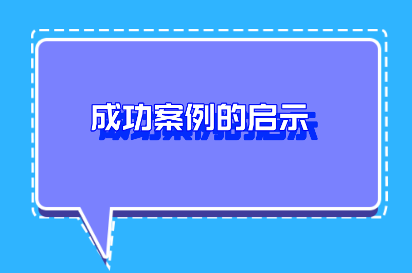 成功案例的启示