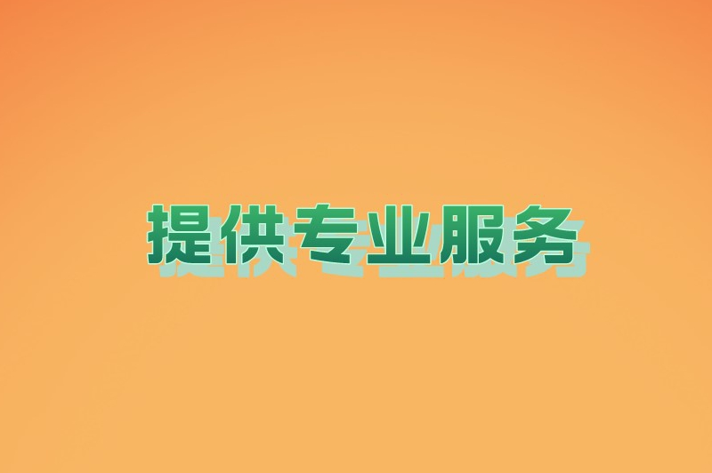 提供专业服务