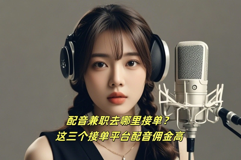 配音兼职去哪里接单?这三个接单平台配音佣金高