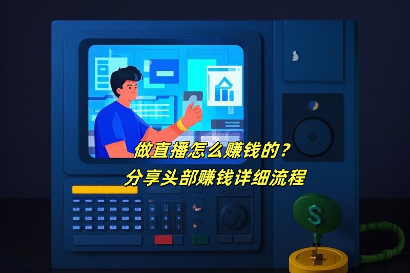 做直播怎么赚钱的？分享头部赚钱详细流程