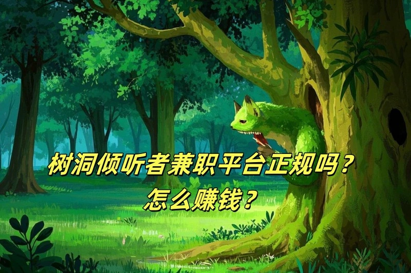树洞倾听者兼职平台正规吗？怎么赚钱？