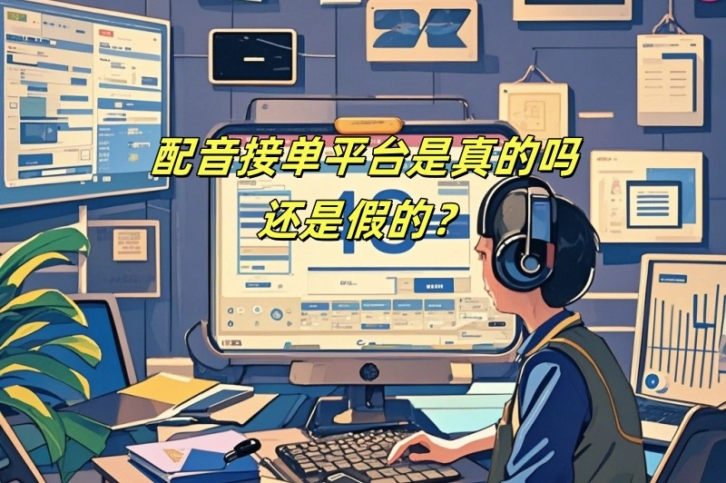 配音接单平台是真的吗还是假的?
