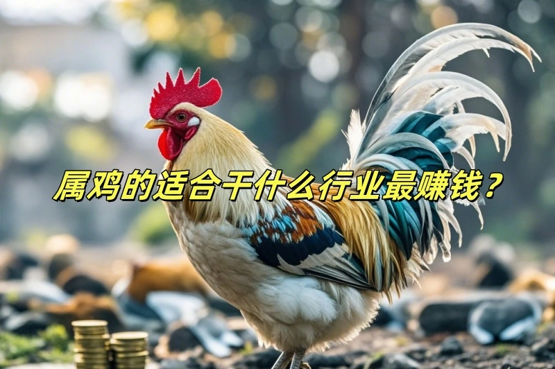 属鸡的适合干什么行业最赚钱？
