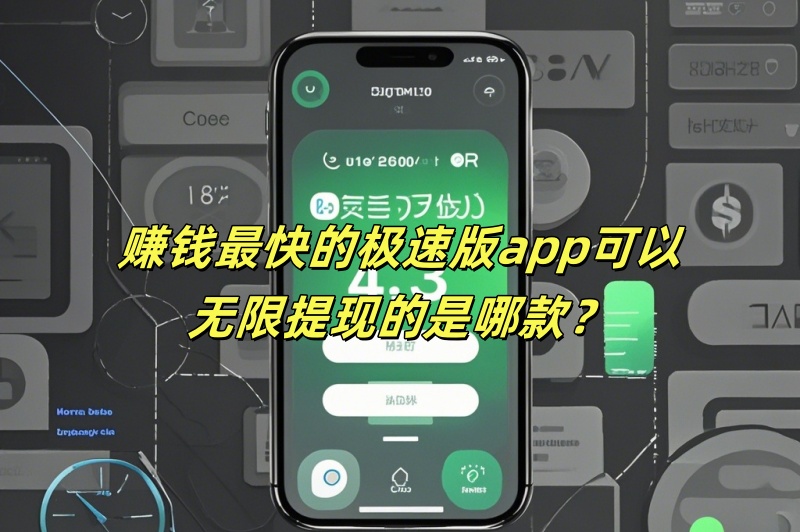 赚钱最快的极速版app可以无限提现的是哪款？