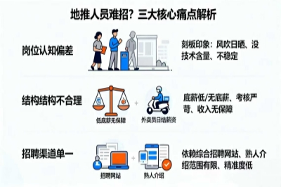 地推人员难招的三大核心痛点