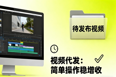 视频代发,简单操作稳增收