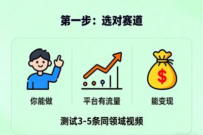 第一步：选对赛道