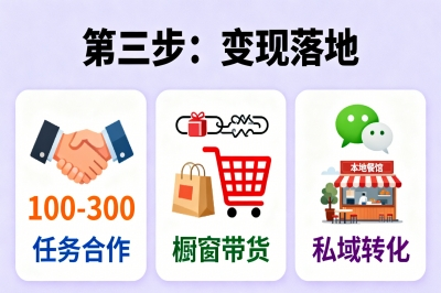 第三步：变现落地