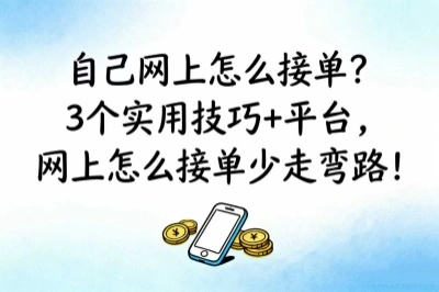 自己网上怎么接单？3个实用技巧+平台，网上怎么接单少走弯路！