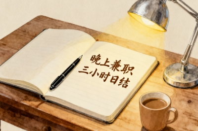 晚上兼职三小时日结