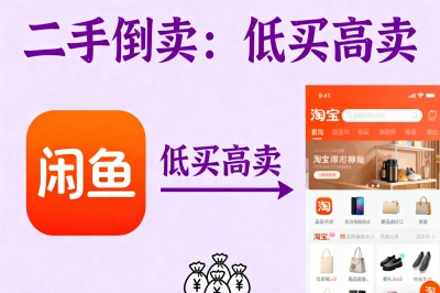 二手倒卖：低买高卖