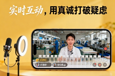 实时互动，用真诚打破疑虑