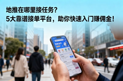 地推在哪里接任务？5大靠谱接单平台，助你快速入门赚佣金！