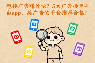 想接广告赚外快？5大广告接单平台app，接广告的平台推荐合集！