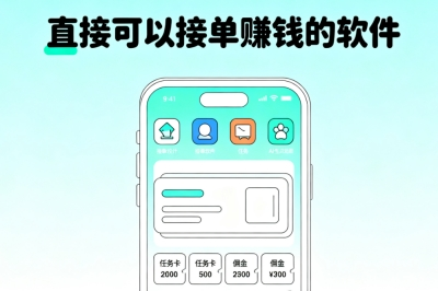 直接可以接单赚钱的软件