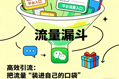 高效引流：把流量“装进自己的口袋”