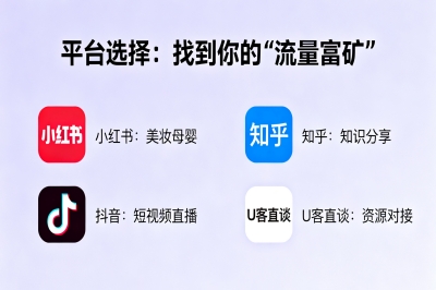 平台选择：找到你的“流量富矿”