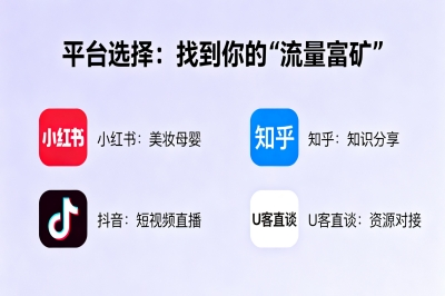 平台选择：找到你的“流量富矿”