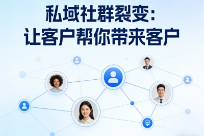 私域社群裂变：让客户帮你带来客户