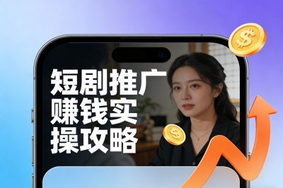 短剧怎么推广赚钱?实操攻略+避坑指南,0基础也能快速起号!
