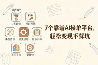 ai接单平台有哪些好用？7个接单平台，轻松变现不踩坑！