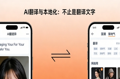 AI翻译与本地化:不止是翻译文字