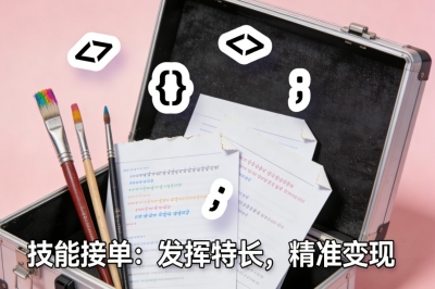 技能接单：发挥特长，精准变现