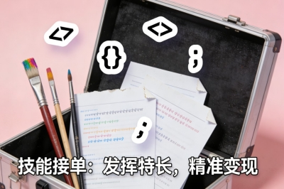 技能接单：发挥特长，精准变现