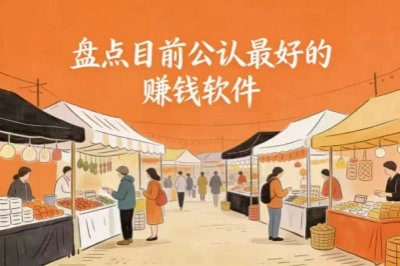 盘点目前公认最好的赚钱软件！5款零门槛赚钱软件，不收费稳赚钱