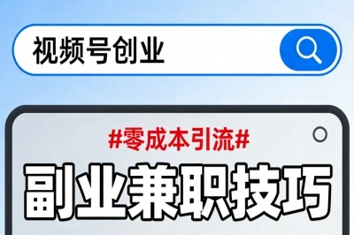 零成本引流，副业兼职技巧