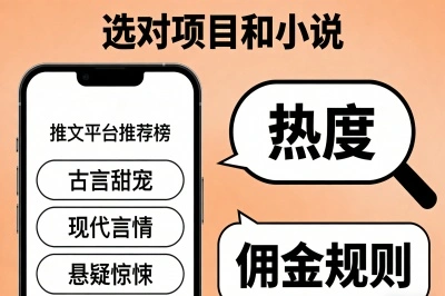 选对项目和小说