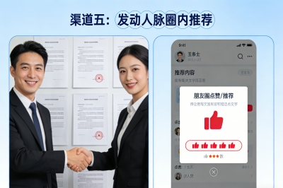 发动人脉圈内推荐