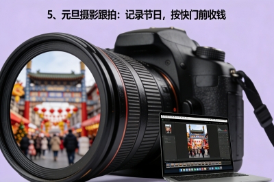 元旦摄影跟拍:记录节日,按快门前收钱